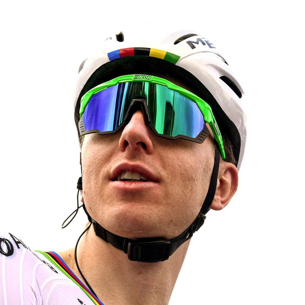 SCICON - AEROSHADE KUNKEN GREEN FLUO MULTIMIRROR BLUE 