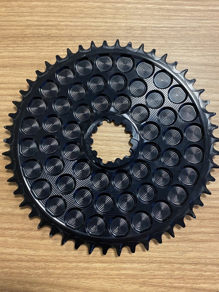 Alugear - Plateau 1x AERO rond SRAM-3 trous (50T - Black)