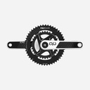 QO - RACE SL Plateau 2X BCD110x4 Rond EXTERIEUR 