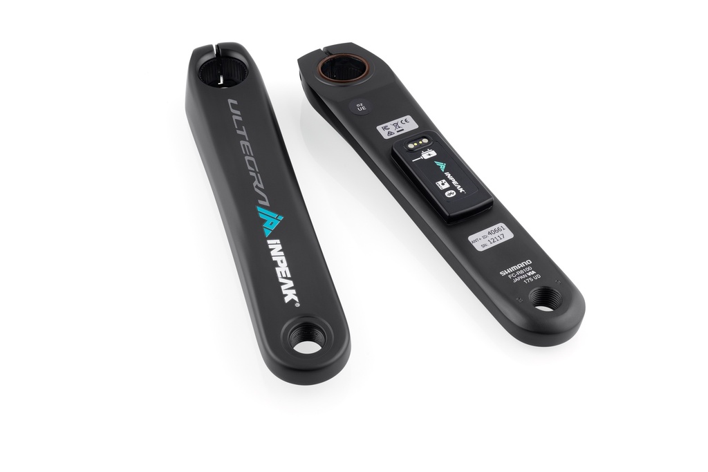 Inpeak - Manivelle gauche POWERCRANK-E Shimano Ultegra FC-R8100 (Batterie intégrée)
