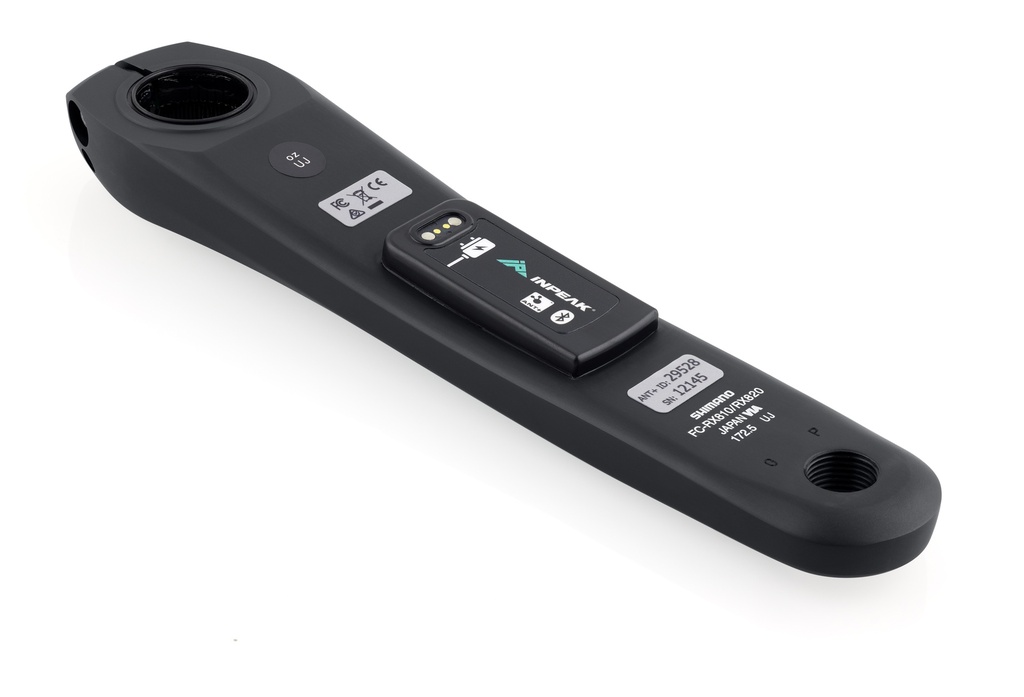 Inpeak - Manivelle gauche POWERCRANK-E Shimano GRX FC-R810/820 (Batterie intégrée)