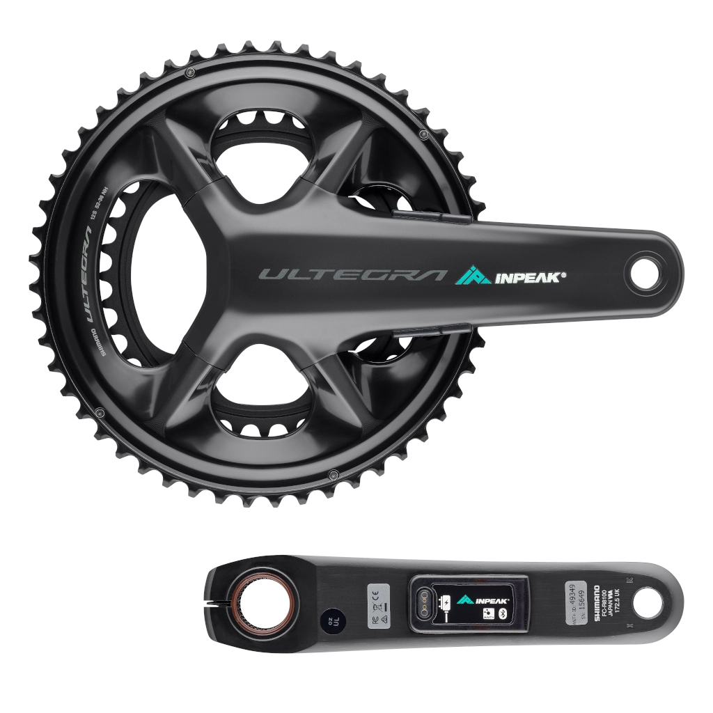 Inpeak - Pédalier POWERCRANK-E TWIN2 Ultegra FC-R8100 (Rechargeable et double mesure)