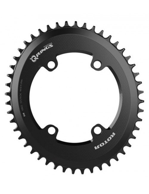 Rotor - Q RINGS 1X BCD110X4 UNIVERSAL TOOTH BLACK (11/12v)