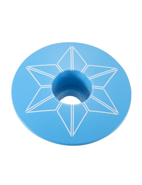 Supacaz - Star Capz - Capot de Potence - Neon Bleu