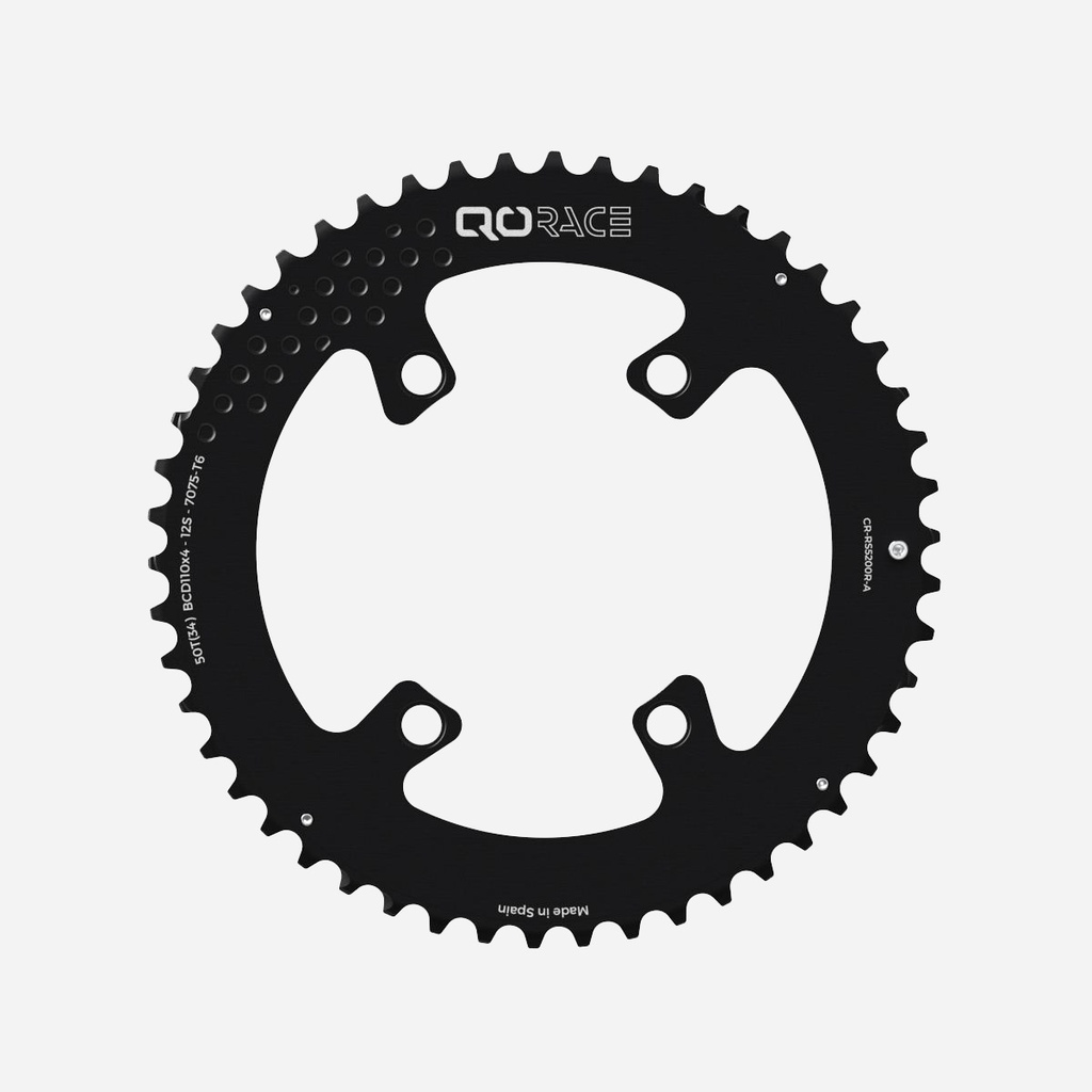 QO - RACE Light Plateau 2X BCD110x4 Rond EXTERIEUR 
