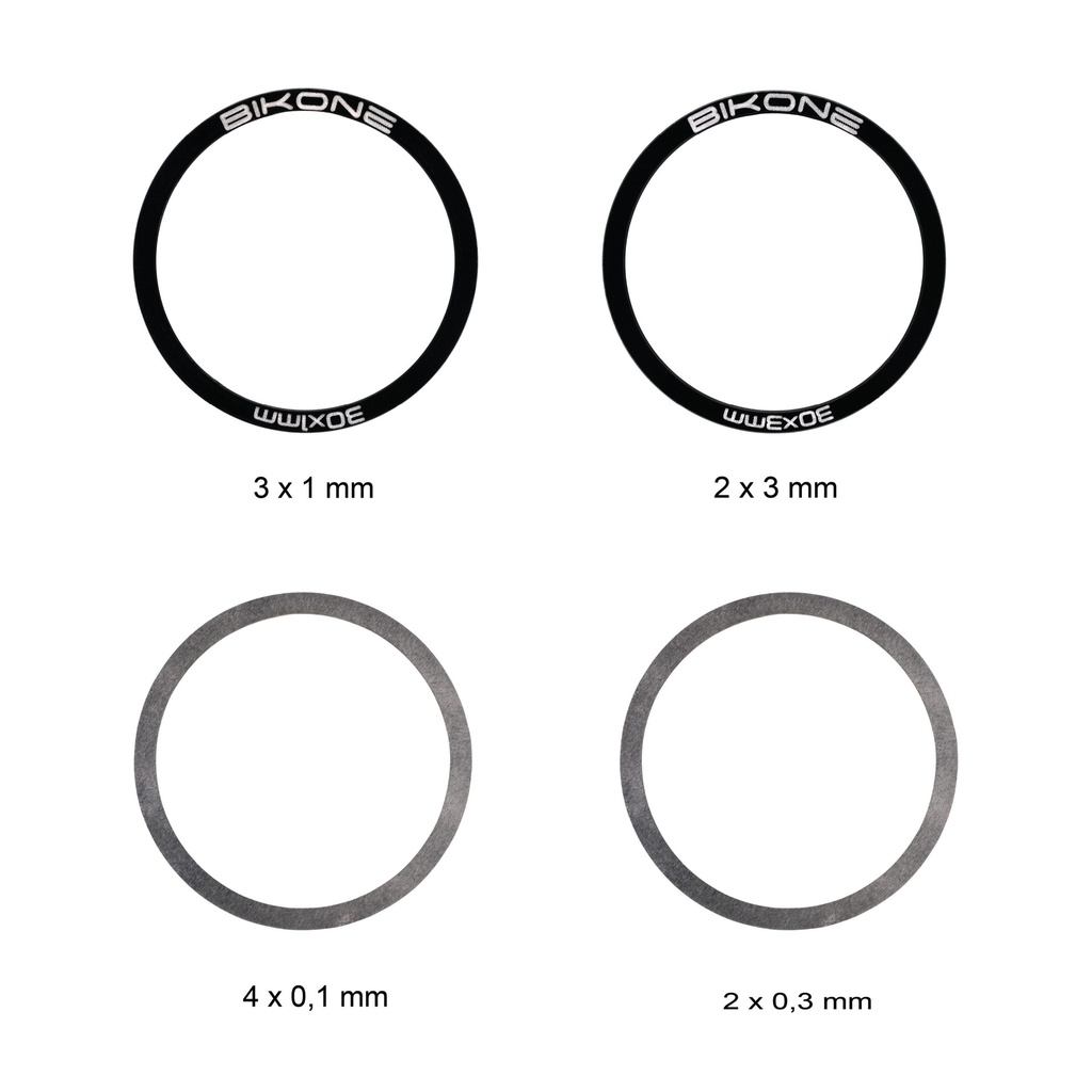 Bikone - Kit Spacers pour 30mm