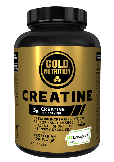 GoldNutrition - Boîte de 60 Capsules de Creatine 1000mg
