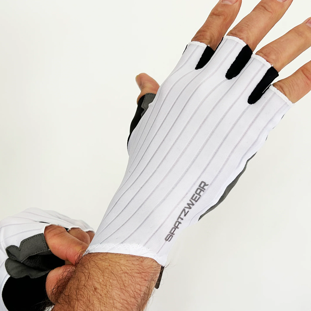 Spatzwear - SPATZ AERO RACE GLOVZ SHORT FINGER  WHITE