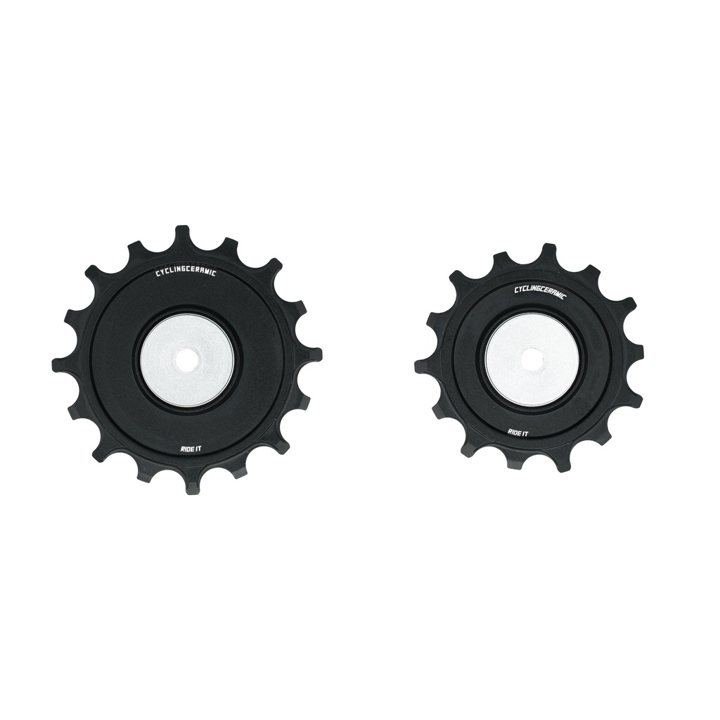 CyclingCeramic - Paire de galets Roulements Céramiques pour Sram AXS XPLR 13v / T-Type VTT / Eagle VTT