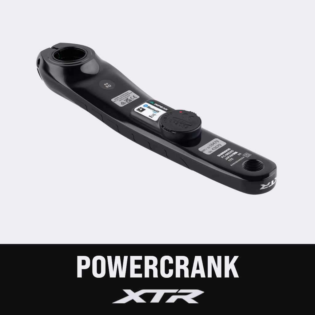Inpeak - Manivelle gauche POWERCRANK Shimano XTR FC-M9200 (Pile CR2032)