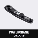 Inpeak - Manivelle gauche POWERCRANK Shimano XTR FC-M9200 (Pile CR2032)