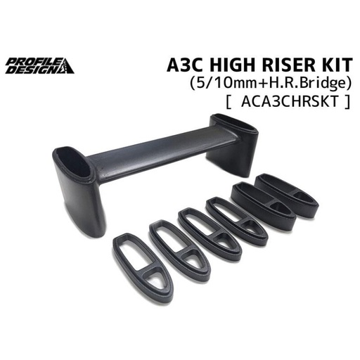 [ACA3CHRSKT] Profile Design - A3C High Riser Kit (5/10mm & H. R. Bridge) 