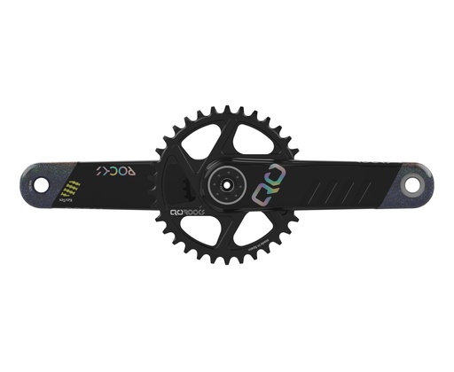QO - ROCKS Crankset (manivelles + axe) 