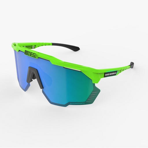 [EY311717] SCICON - AEROSHADE KUNKEN GREEN FLUO MULTIMIRROR BLUE 
