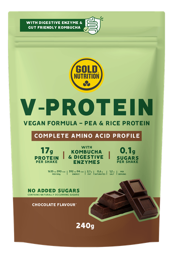 GoldNutrition - Boisson protéinée vegan V-PROTEIN - 240g