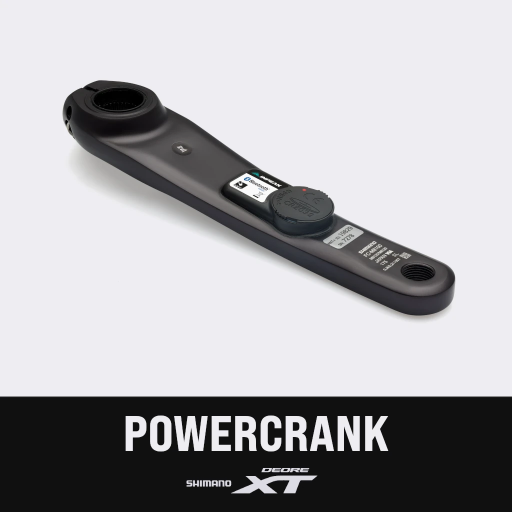 Inpeak - Manivelle gauche POWERCRANK Shimano XT FC-M8100 (Pile CR2032)